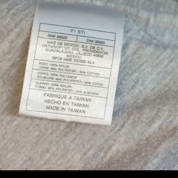 vintage nike lined track jacket navy blue y2k embroidered swoosh s - Picture 11 of 12